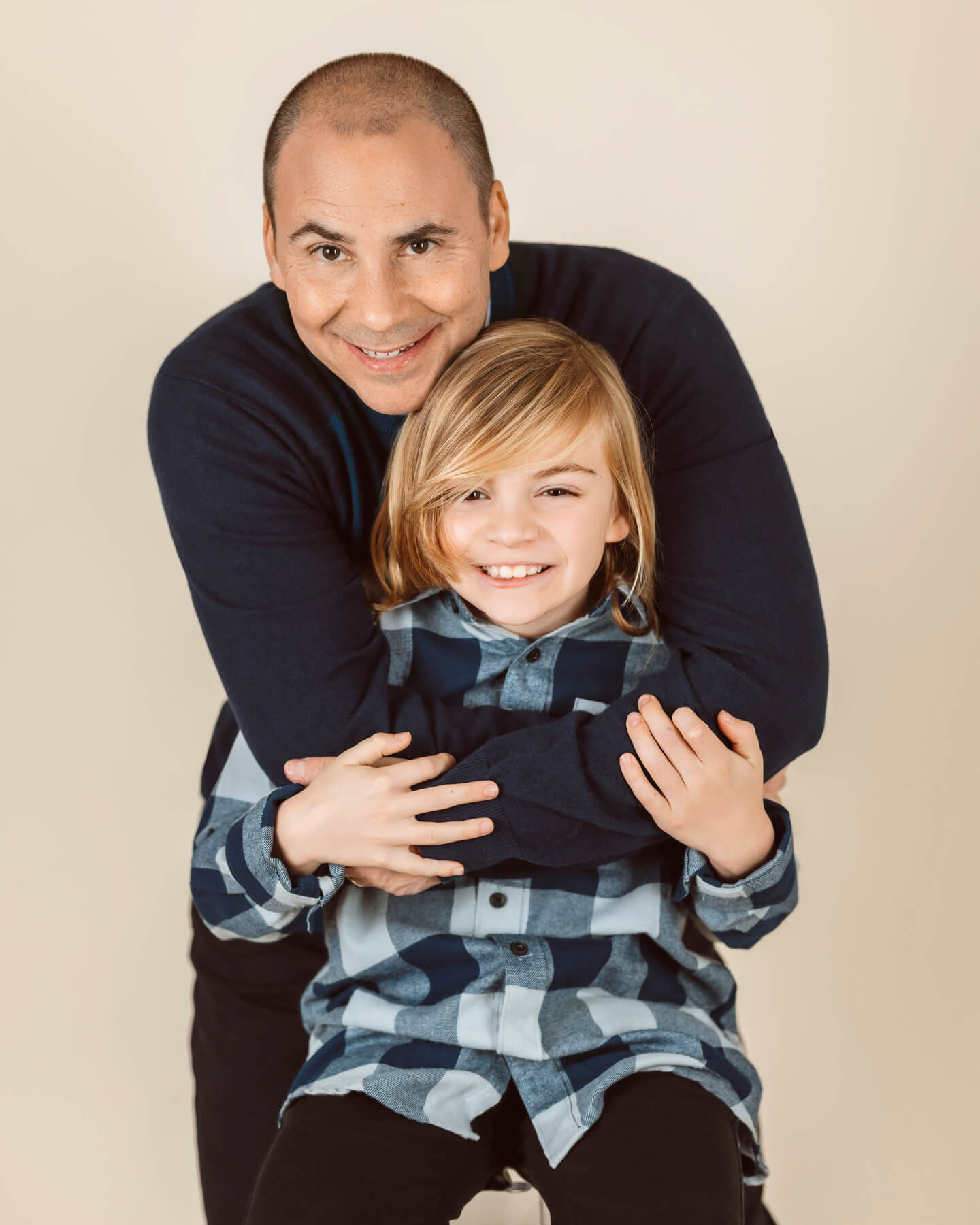 1 Dad and kid at the studio in Lexington MA-27