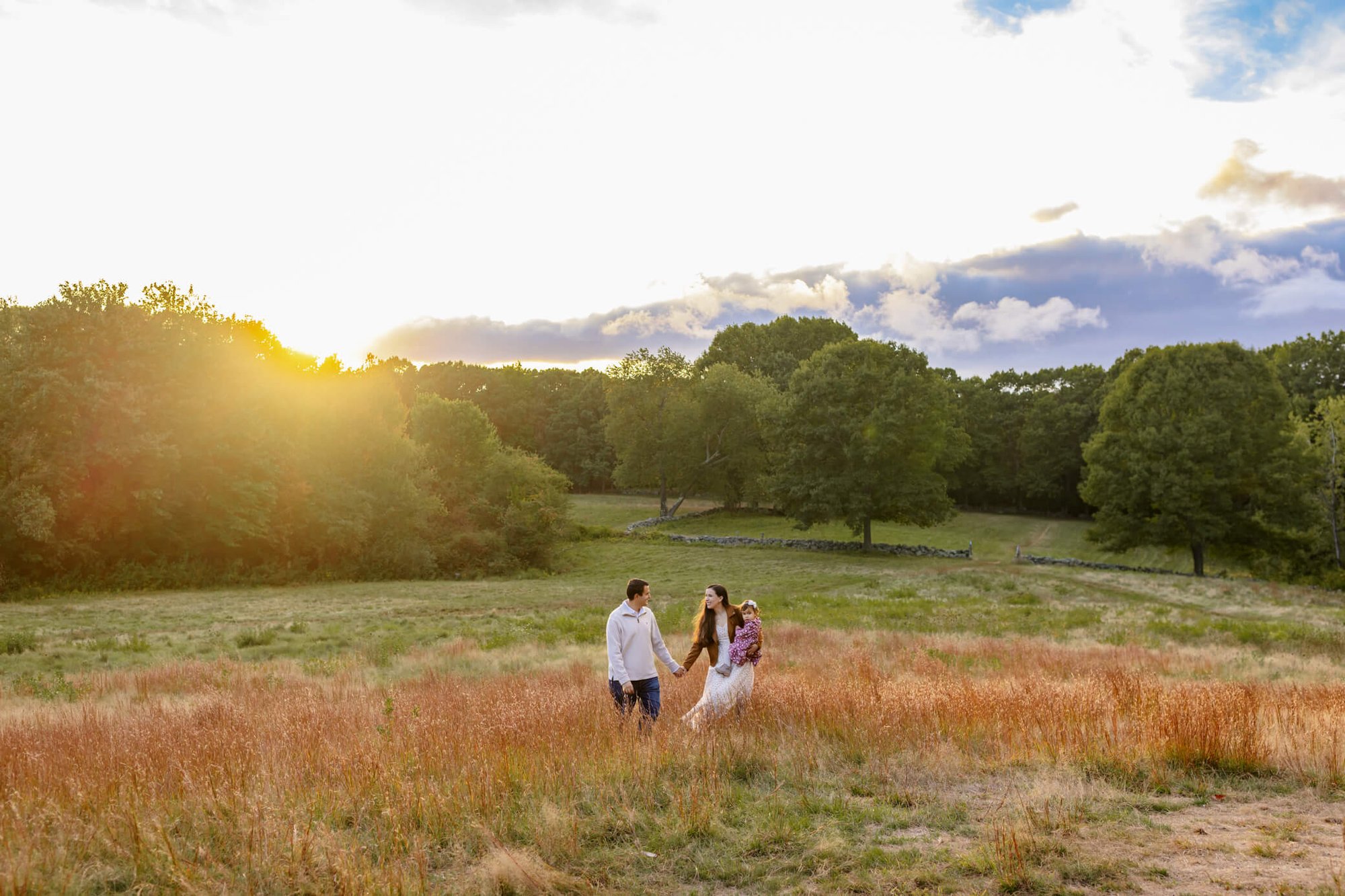 Lexington Chiesa Farm - Fall famiy photo in Boston-1
